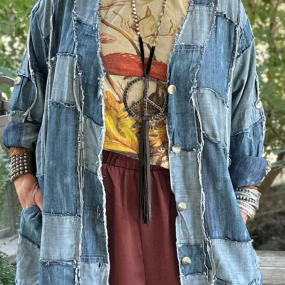 Jaded Gypsy Patchwork Denim Jacket